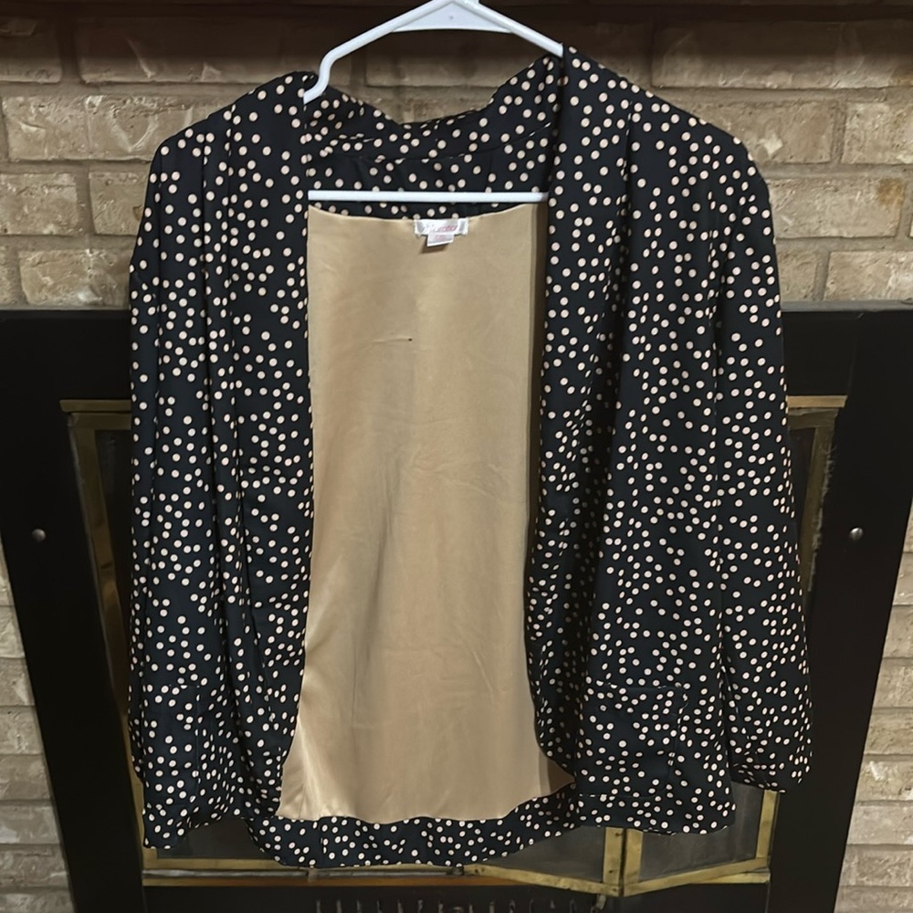Pocka dot blazer